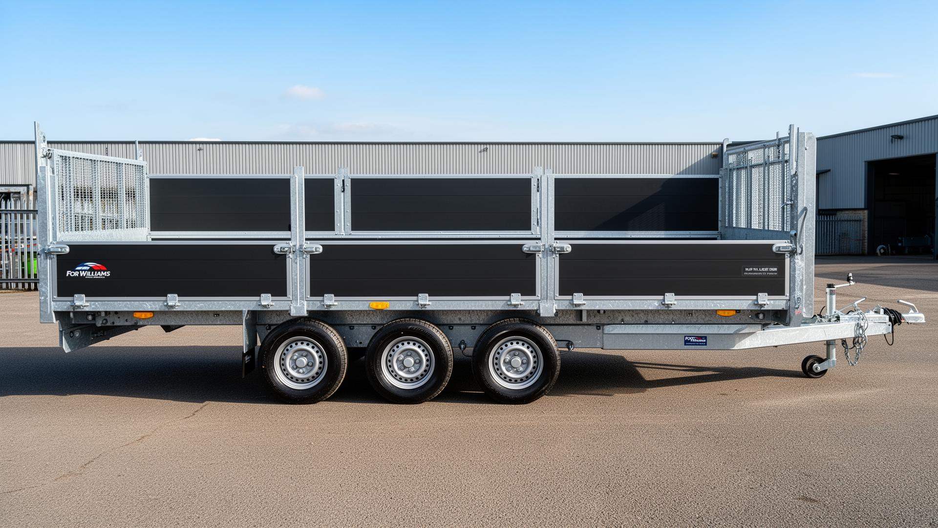 Ifor Williams LM166 16ft twin-axle plant trailer available to hire in Norwich