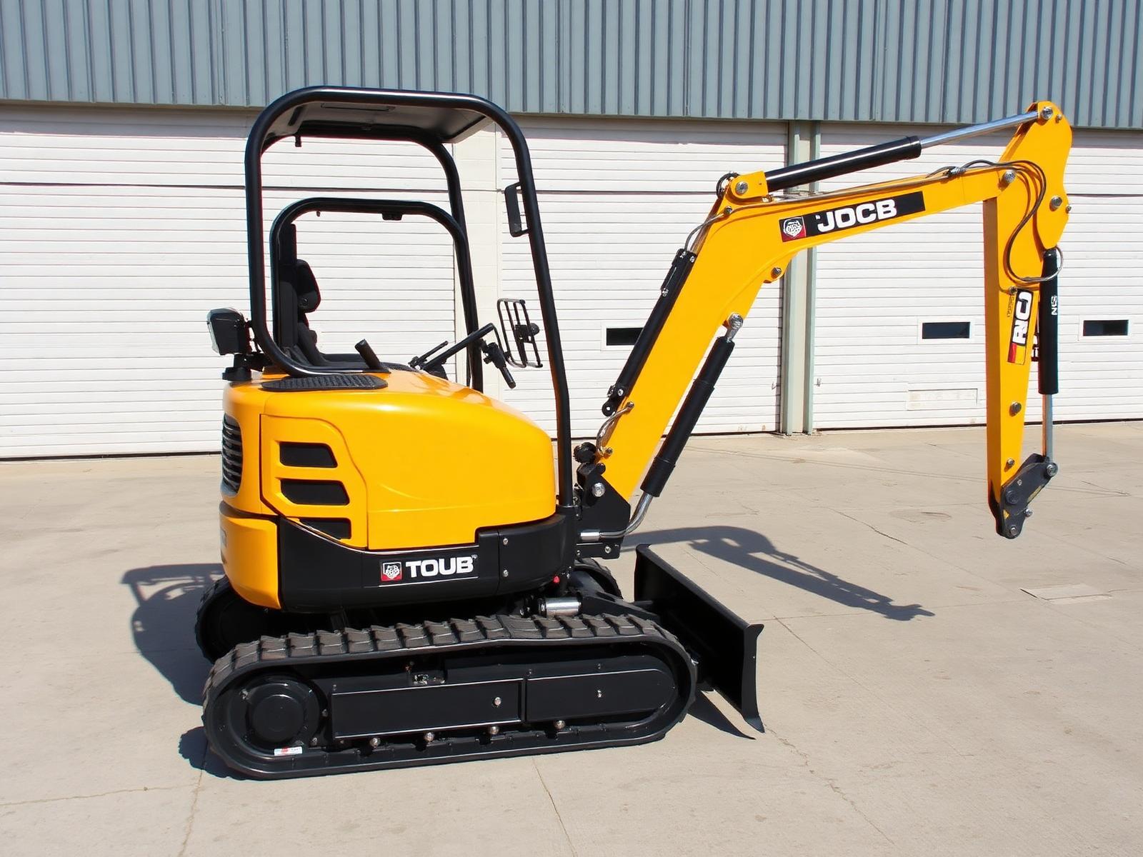 JCB 48Z-1 5 tonne zero tail swing mini excavator available to hire